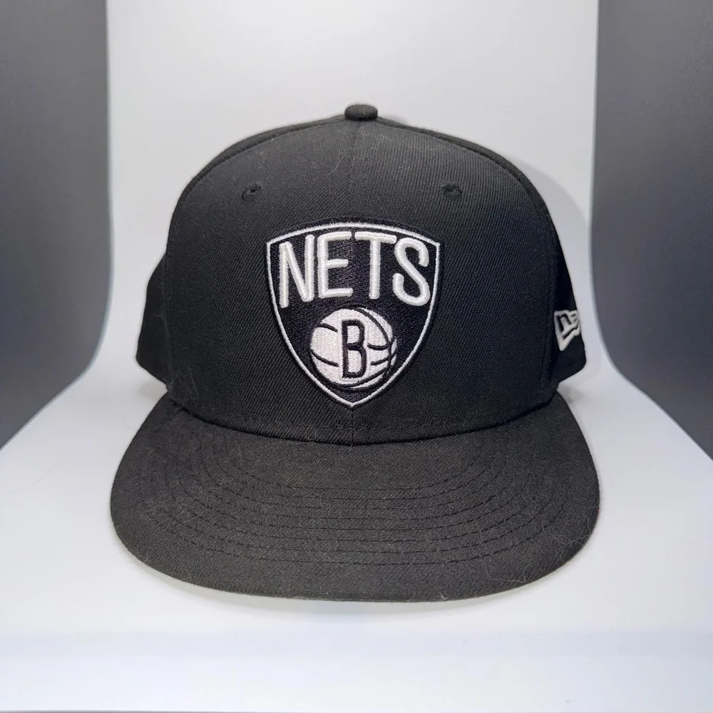 New Era Brooklyn Nets 9FIFTY Snapback Hat NBA Basketball Cap‎ OSFM Black